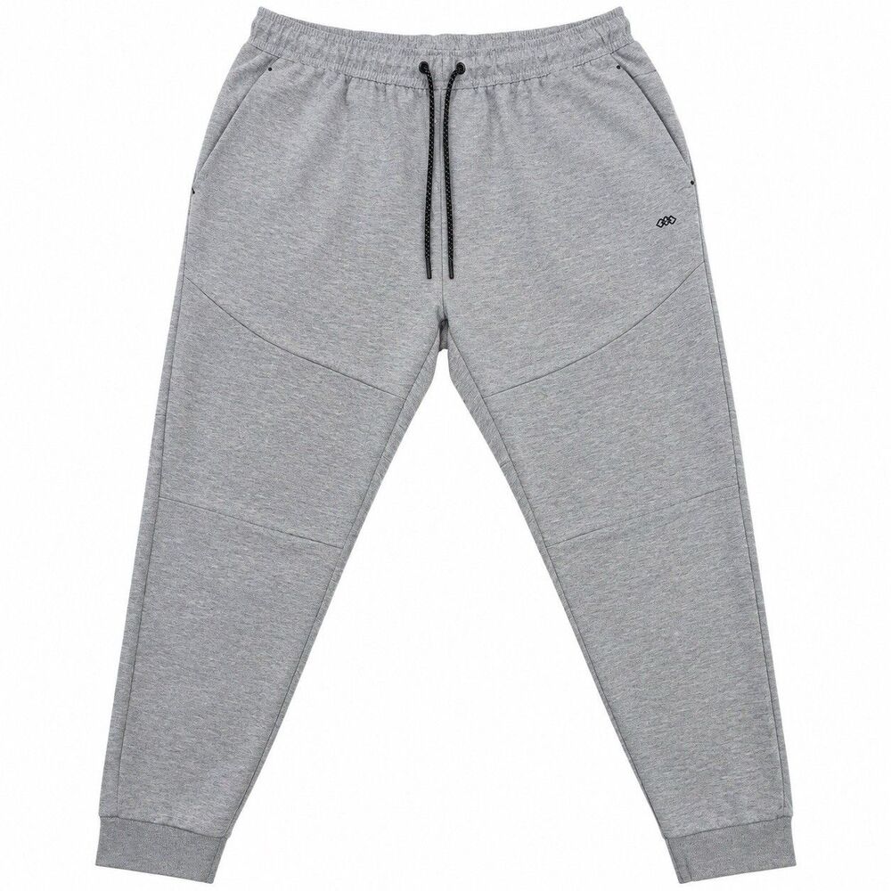 LEG3ND Men's Gray Jogger Pants 2X Knit Polyester with Pockets